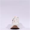 Remonte Lace Wedge Trainer With Side Zip - Cream Combi